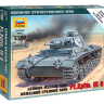 Немецкий средний танк Pz.Kp.fw III G. Масштаб 1:100