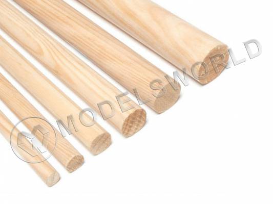 Круглая заготовка, бальза. Диаметр 5 мм, длина 914 мм (1 шт)
