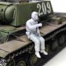 Фигура командира танка СССР 1943 г., поза 3. Масштаб 1:35