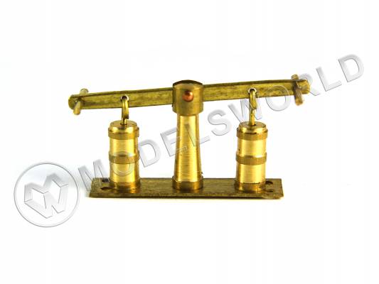 Помпа двухкамерная, латунь, 6x24 мм, 1 шт