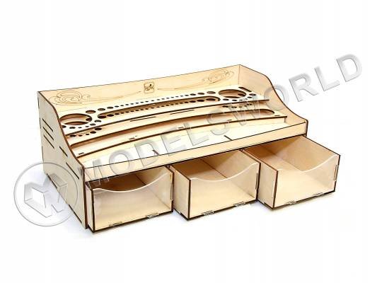 Рабочая станция №3 с тремя ящиками. WorkStation №3. Собранная