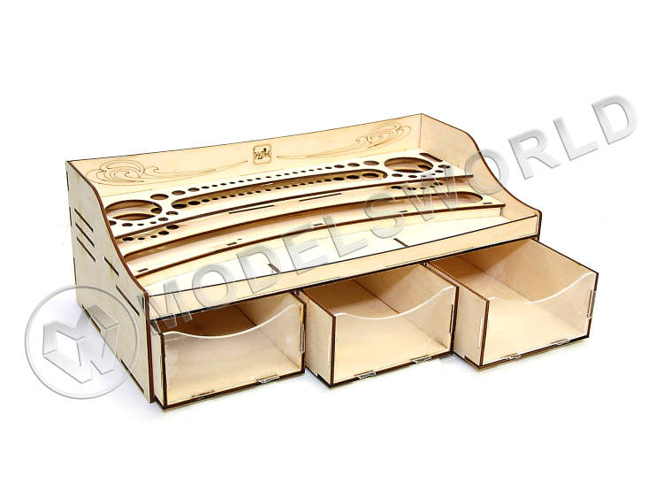 Рабочая станция №3 с тремя ящиками. WorkStation №3. Собранная - фото 1
