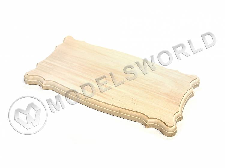 Основание фигурное 350х190 мм, липа Основание фигурное 350х190 мм, липа - фото 1