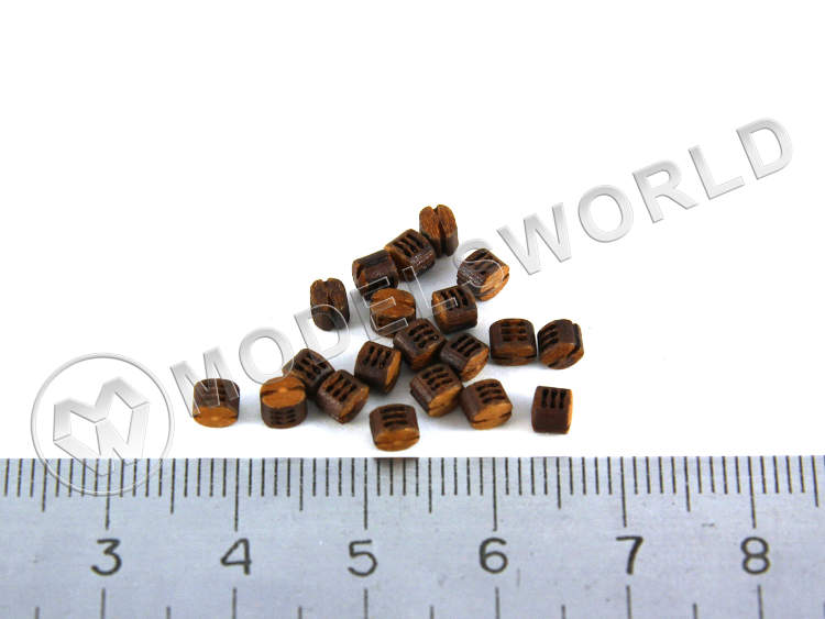 Блок трехшкивный 3.5 мм, груша, 10 шт - фото 1