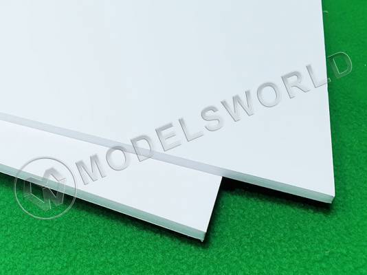 Пенокартон белый 5 мм, 2 листа 200х250 мм