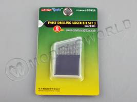 Мини-сверла Master Tools набор №3, диаметр 1.8-2.5 мм, 8 шт