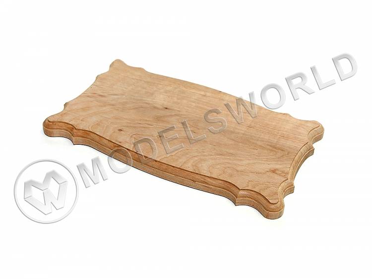 Основание фигурное 350х190 мм, ольха - фото 1