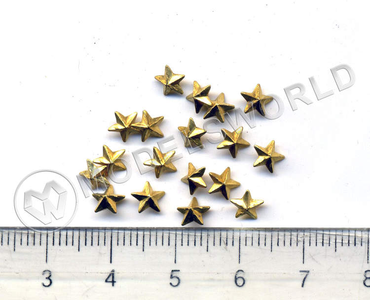 Декоративный элемент, звезда, металл 1 шт. Декоративный элемент, звезда, металл 1 шт. - фото 1
