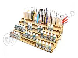Органайзер под краску 26 мм с отверстиями под кисточки