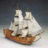 Набор для постройки модели корабля BLACK FALCON пиратский бриг XVIII в. Масштаб 1:100