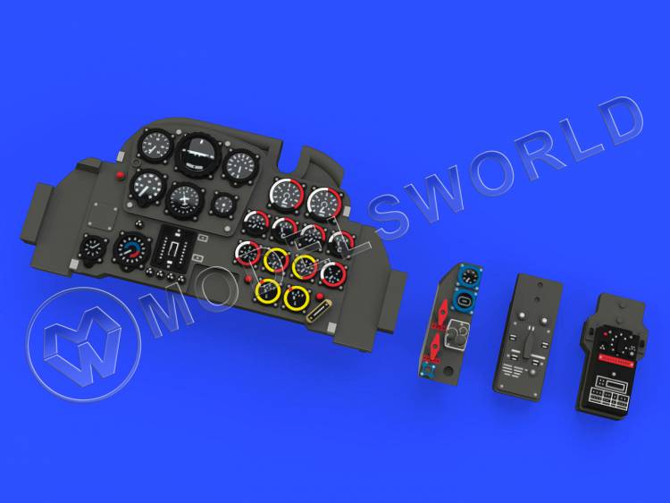 Дополнение для Me 262A LööK приборная доска и привязные ремни, Tamiya. Масштаб 1:48 - фото 1