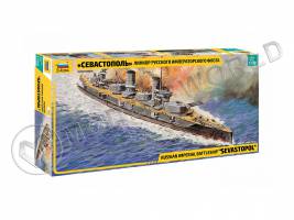 Склеиваемая пластиковая модель Линкор русского императорского флота "Севастополь". Масштаб 1:350