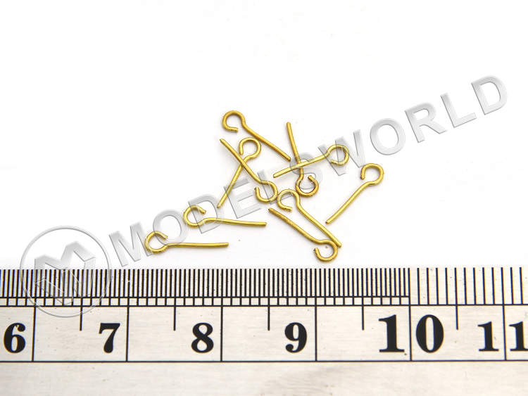 Рым, латунь, 1.8х8 мм, 10 шт - фото 1