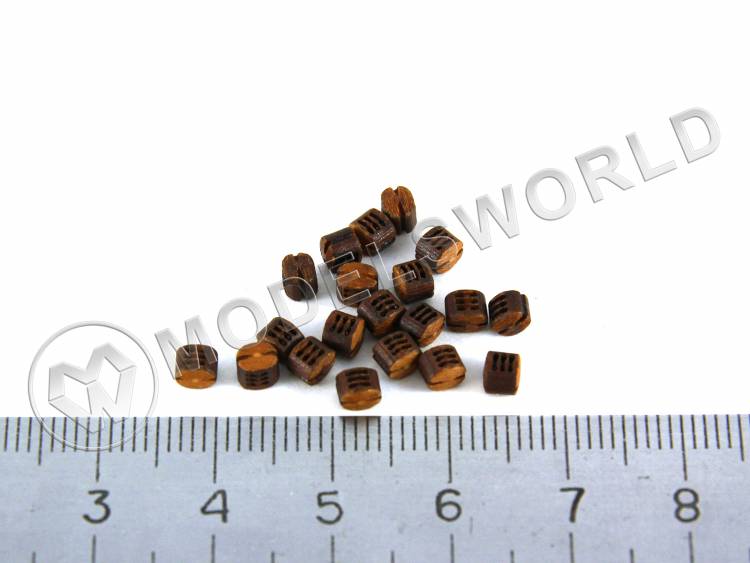 Блок трехшкивный 3.5 мм, груша, 10 шт - фото 1