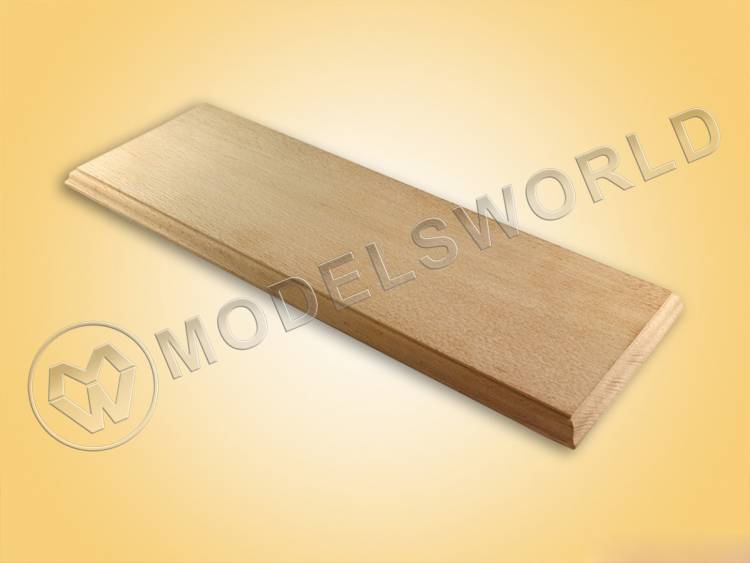 Основание прямоугольное 270x100 мм, бук - фото 1