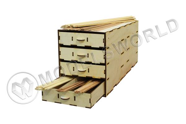 Рабочее место моделиста. Пенал под рейки