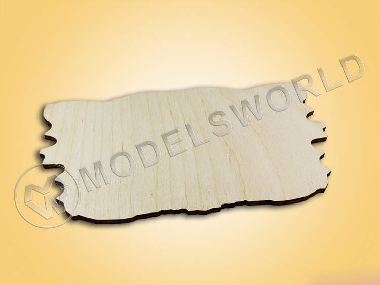 Доска для выжигания фигурная, фанера 4 мм - фото 1