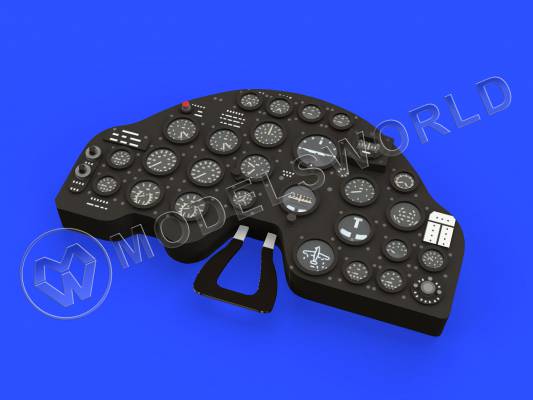 Дополнение для P-38G LööKplus (цвет. приборная доска, ремни, шасси, компрессоры, маски), Tamiya. Масштаб 1:48