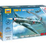 Склеиваемая пластиковая модель Самолет Як-3. Масштаб 1:72