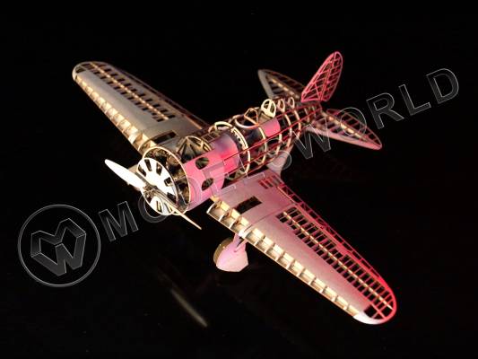 Каркасная модель из картона советский истребитель И-16. Масштаб 1:35