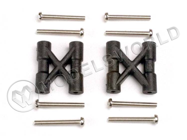 Пластины фиксации осей рычагов подвески TRAXXAS, 2 шт, 8 осей рычагов - фото 1