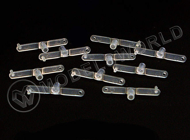 Наконечник тяги с защелкой пластиковый D3xL22 мм, 10 шт - фото 1