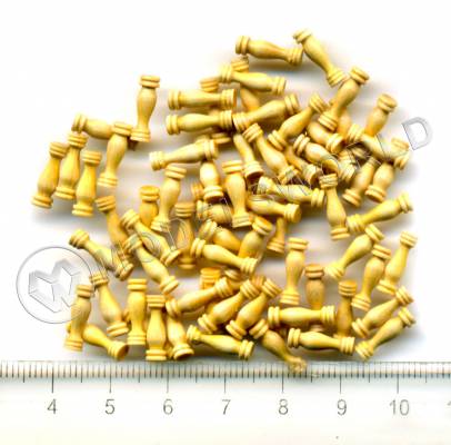 Пиллерсы, самшит, 12 мм, 10 шт