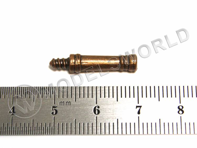 Макет пушки, под бронзу, 17 мм, 10 шт - фото 1