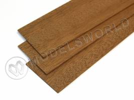 Плашка 4x50x500, красное дерево