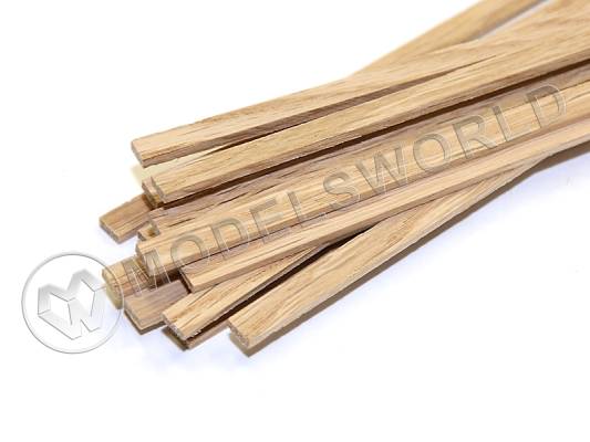 Рейка 9.0х10.0x500 мм, дуб, 1 шт