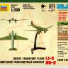 Советский транспортный самолет Ли-2 (1942-1945). Масштаб 1:200