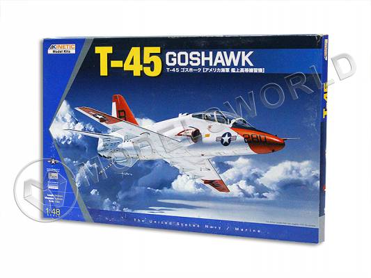 Склеиваемая пластиковая модель самолета T-45 A/C Goshawk. Масштаб 1:48