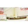 Набор для постройки модели корабля LE CERF.  Масштаб 1:72
