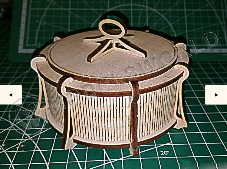 Шкатулка круглая. Набор для сборки - фото 1