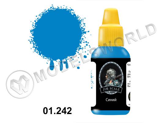 Акриловая краска Jim Scale Синий, 18 мл