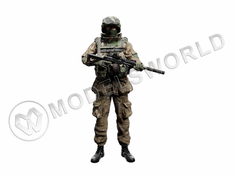 Фигура военного Спецназа России, поза 1. Масштаб 1:35 - фото 1