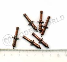 Пушка с декоративным узором, под бронзу, 28 мм, 2 шт