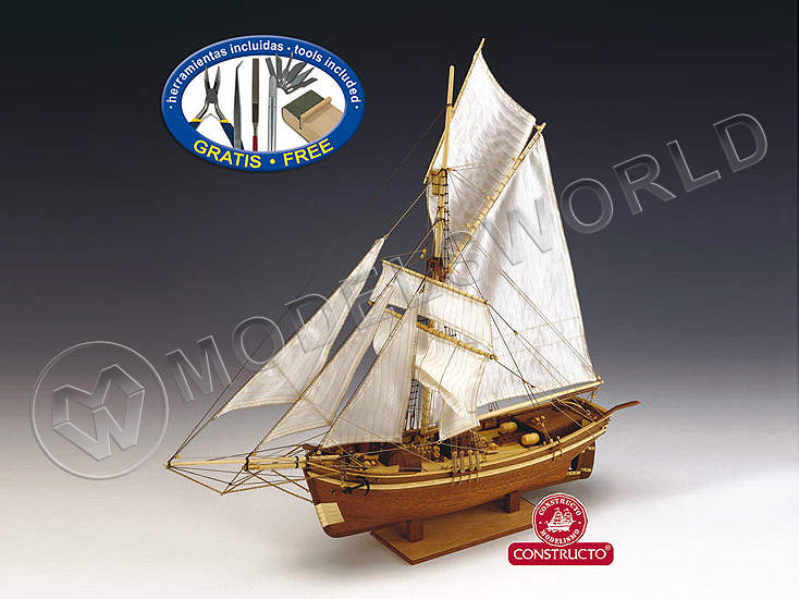 Набор для постройки модели корабля GJOA ПЛЮС ИНСТРУМЕНТЫ. Масштаб 1:64 - фото 1