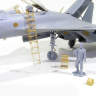 Фототравление лестница и упорные колодки Су-33, Звезда. Масштаб 1:72