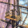 Готовая модель HMS Bellona 74-пушечного корабля британского флота, 1780 г. Масштаб 1:100