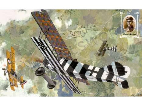 Склеиваемая пластиковая модель Fokker D.VII (Fokker-Built, early). Масштаб 1:48 - фото 1