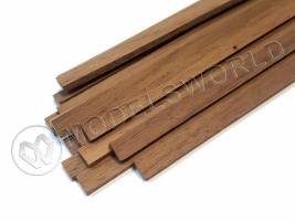 Рейка 0.5х4.0x500 мм, орех, 1 шт.