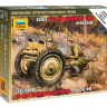 Советская 76-мм полковая пушка с расчетом. Масштаб 1:72