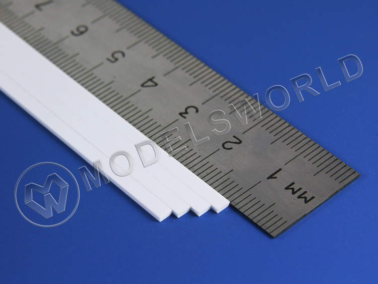 Полоска пластиковая 1.0х2.0 мм, 10 шт - фото 1