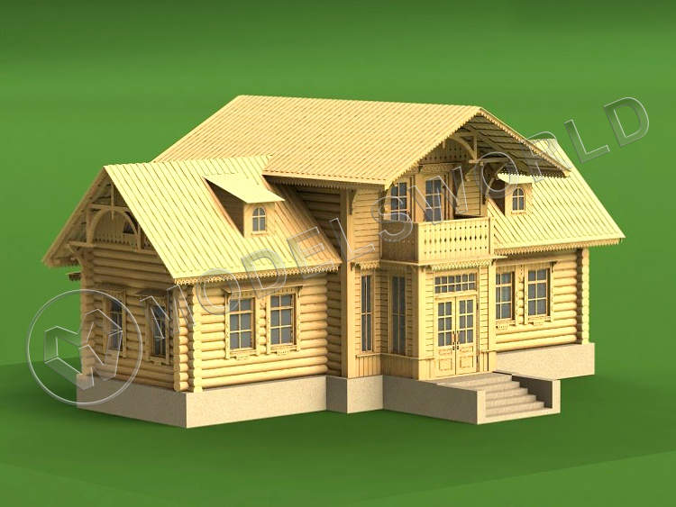 Набор для постройки модели Сельсовет. Масштаб 1:35 - фото 1