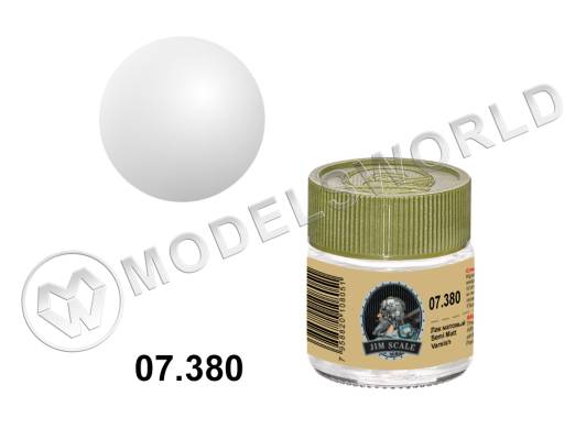 Лак спиртовой полуматовый Semi Matt Jim Scale, 10 мл