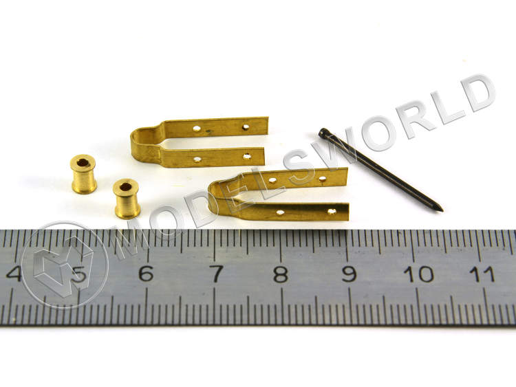 Петля руля (6х21х4 мм), 2 пары - фото 1