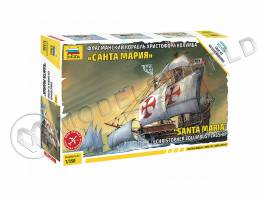 Склеиваемая пластиковая модель Флагманский корабль Христофора Колумба "Санта-Мария". Масштаб 1:350