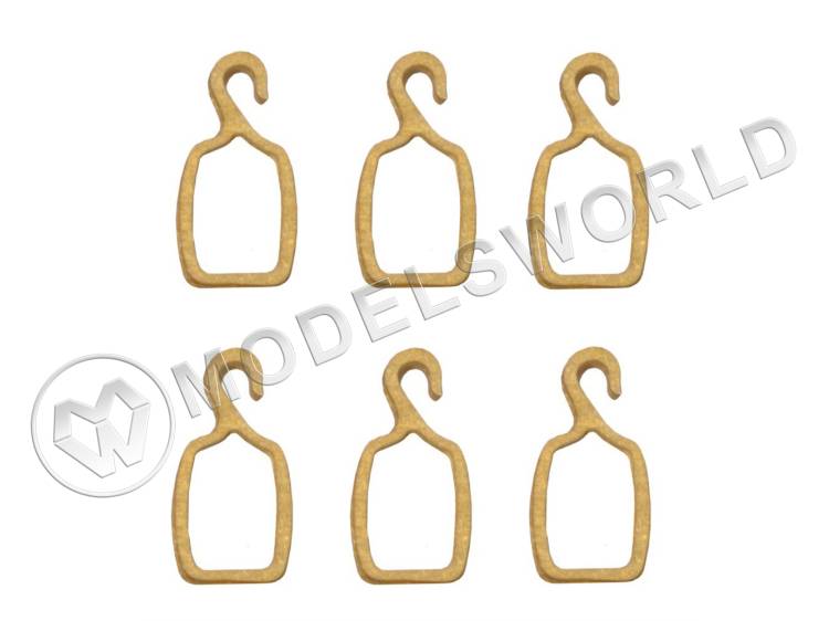 Строп с гаком MASTER KORABEL для 1 шк блока 3.5 мм, 6 шт - фото 1