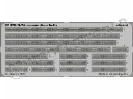 Фототравление для модели B-25 патронные ленты, HK Models. Масштаб 1:32